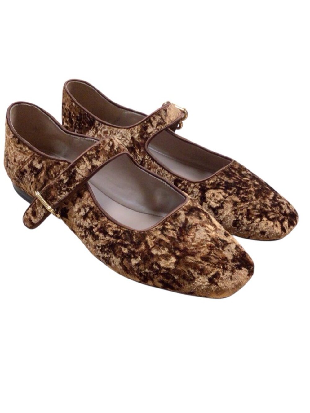 Sam Edelman "Michaela" Bronze Velvet Flats Size 8.5 - Picture 1 of 4